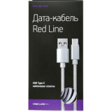 Kabelis USB - USB Type-C, 2m, Red Line UT000014156 (УТ000014156)