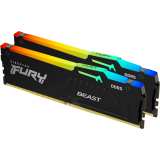 Mémoire vive 64GB DDR5 6000MHz Kingston Fury Beast RGB (KF560C36BBE2AK2-64) (2x32GB KIT)