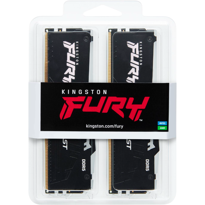 Mémoire vive 64GB DDR5 6000MHz Kingston Fury Beast RGB (KF560C36BBE2AK2-64) (2x32GB KIT) - photo 3