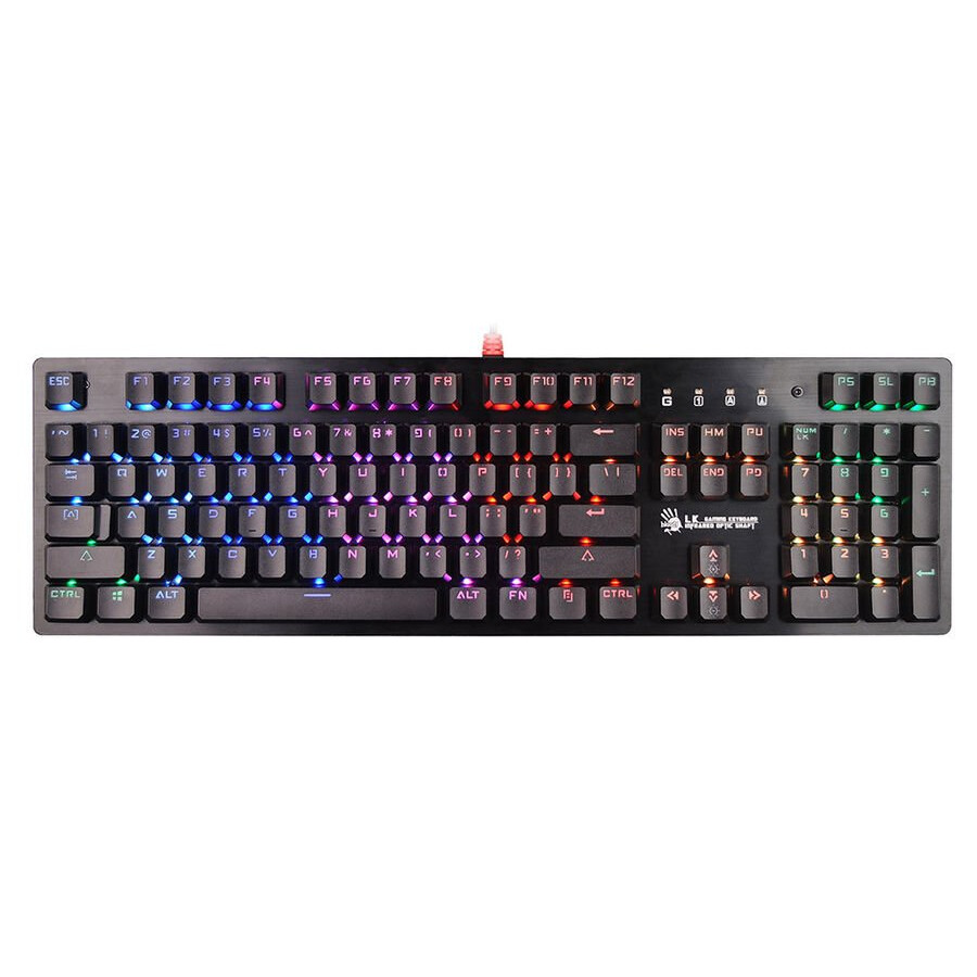 Tastatūra A4Tech Bloody B820R (Red Switches) Black