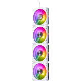 case fan ADATA XPG HURRICANE MAG 120 PWM ARGB White (4 pcs) (HURRICANEMAG120ARGBPWM4C-WHCWW)