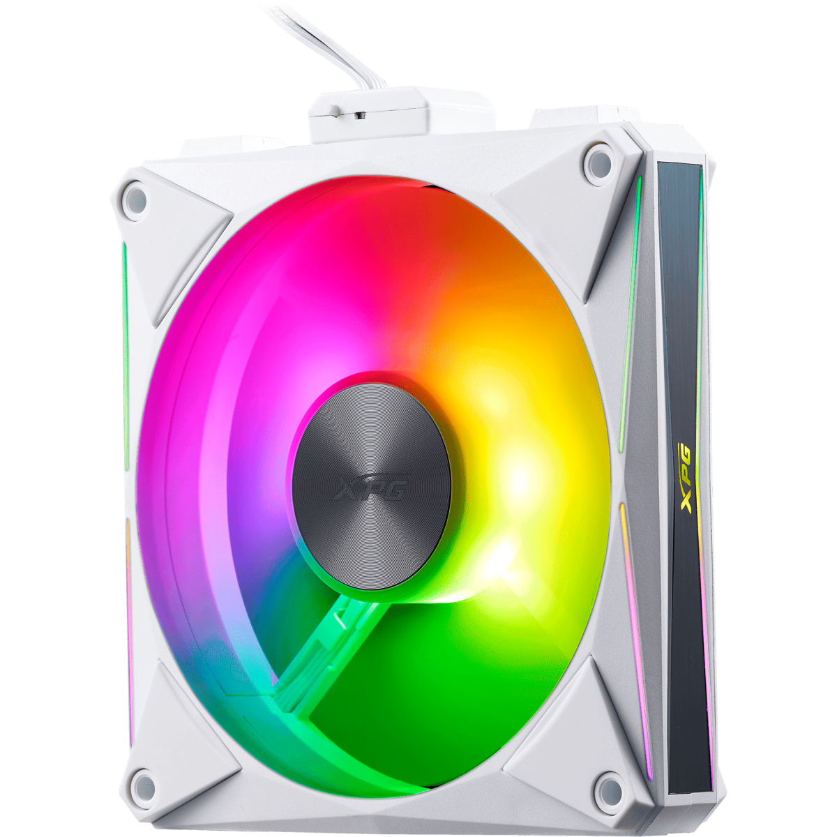 case fan ADATA XPG HURRICANE MAG 120 PWM ARGB White (4 pcs) - HURRICANEMAG120ARGBPWM4C-WHCWW - photo 4