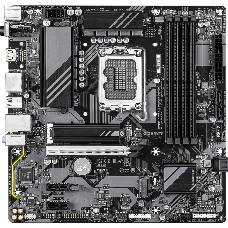 Carte mère Gigabyte B760M DS3H WIFI6E GEN5