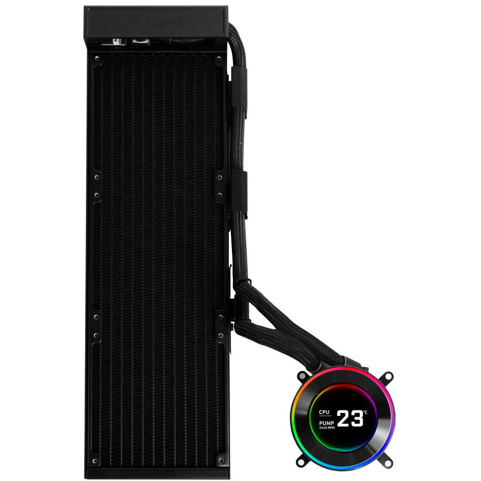 Système de refroidissement liquide Lian Li HydroShift II LCD-C 360N Black - G89.GHS2LCD36B.R0 - photo 2