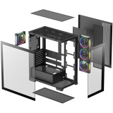 Case DeepCool CG580 4F V2 Black (R-CG580-BKADA4-G-2)
