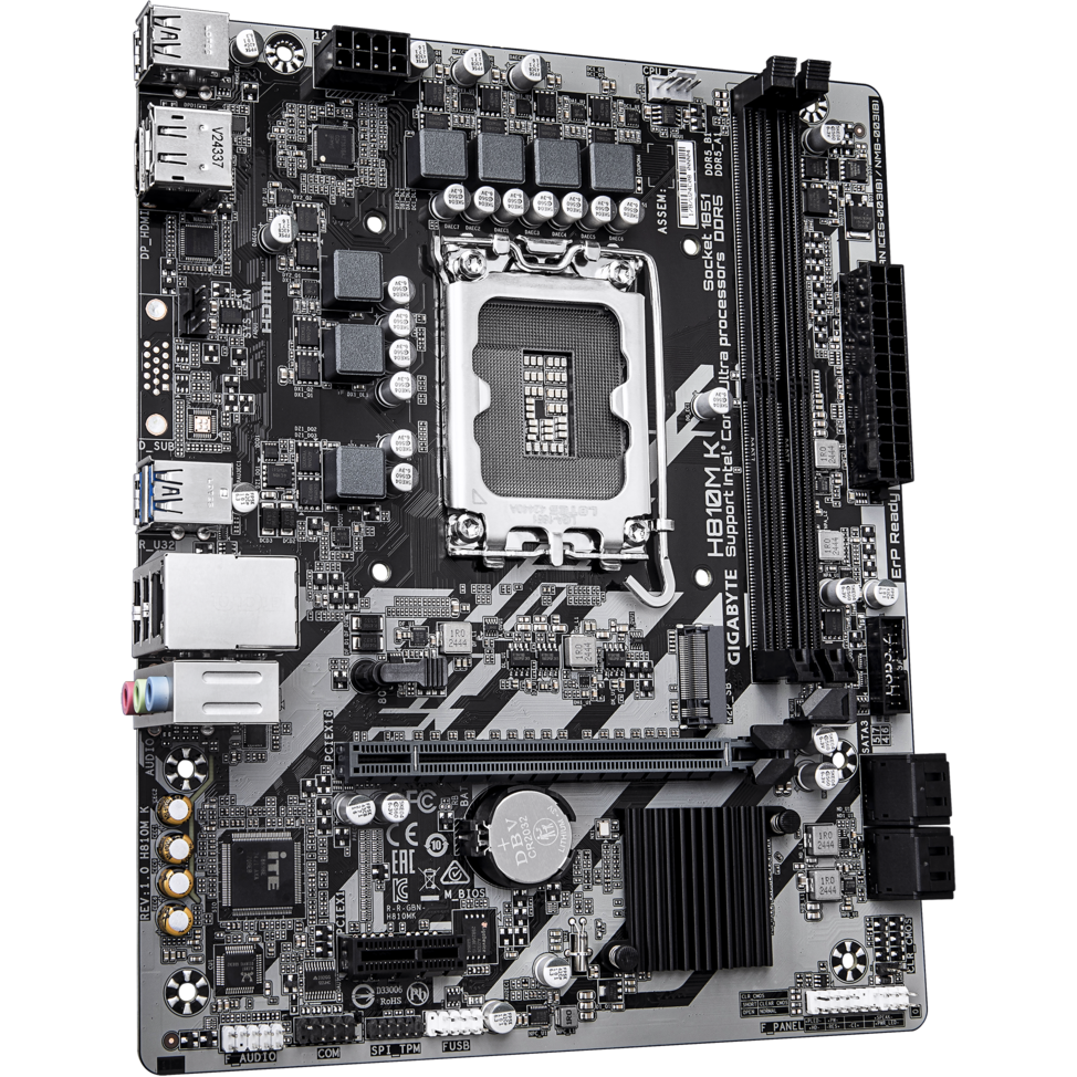 Motherboard Gigabyte H810M K - photo 2