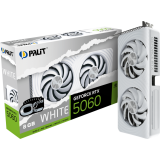 carte graphique NVIDIA GeForce RTX 5060 Palit White OC 8GB (NE75060U19P1-GB2063M)