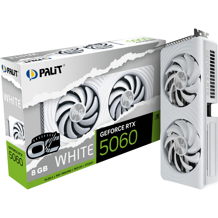 graphics card NVIDIA GeForce RTX 5060 Palit White OC 8GB (NE75060U19P1-GB2063M) - photo 11