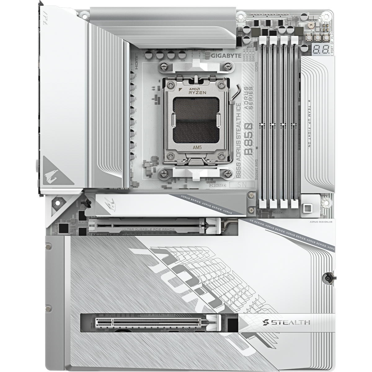 Motherboard Gigabyte B850 AORUS STEALTH ICE