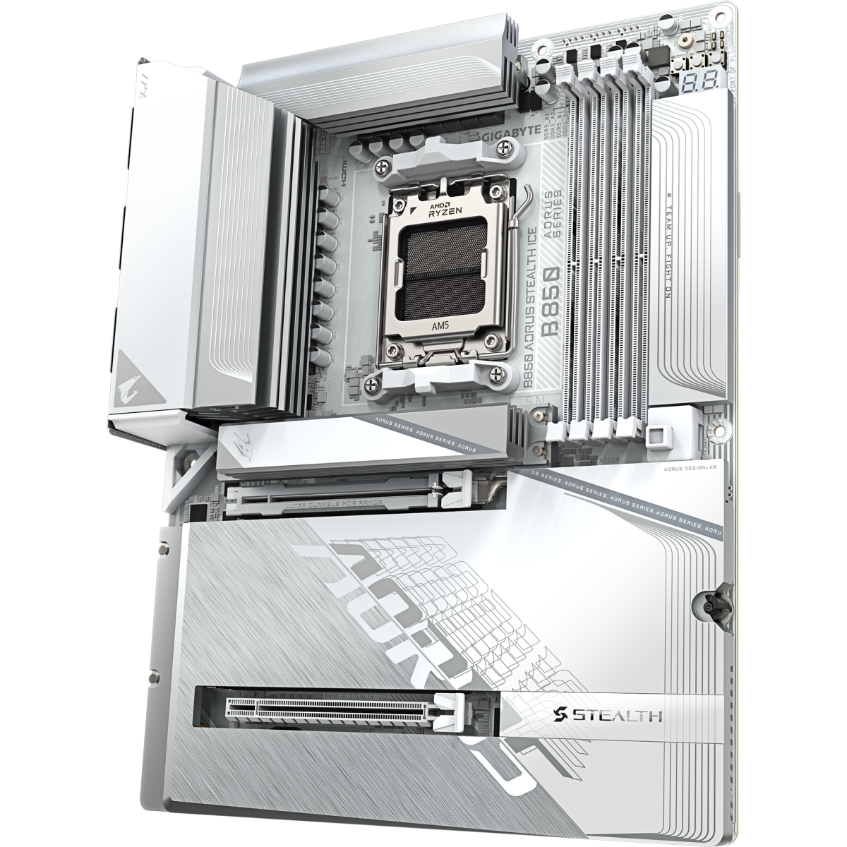 Motherboard Gigabyte B850 AORUS STEALTH ICE - photo 4