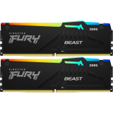 Arbeitsspeicher 64GB DDR5 5600MHz Kingston Fury Beast RGB (KF556C40BB2AK2-64) (2x32GB KIT)