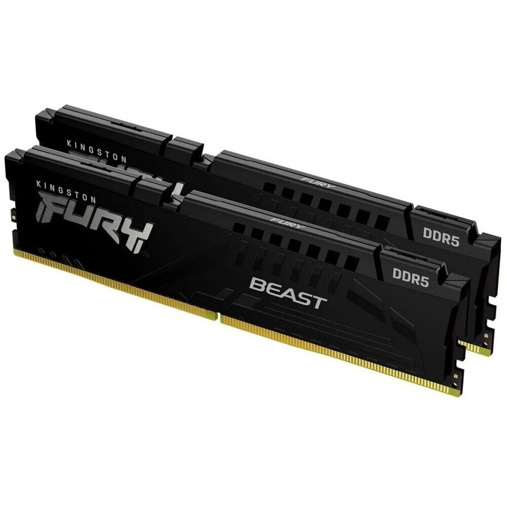 Arbeitsspeicher 64GB DDR5 6000MHz Kingston Fury Beast (KF560C36BBE2K2-64) (2x32GB KIT)