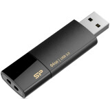 USB zibatmiņa 64Gb Silicon Power Blaze B05 Black (SP064GBUF3B05V1K)