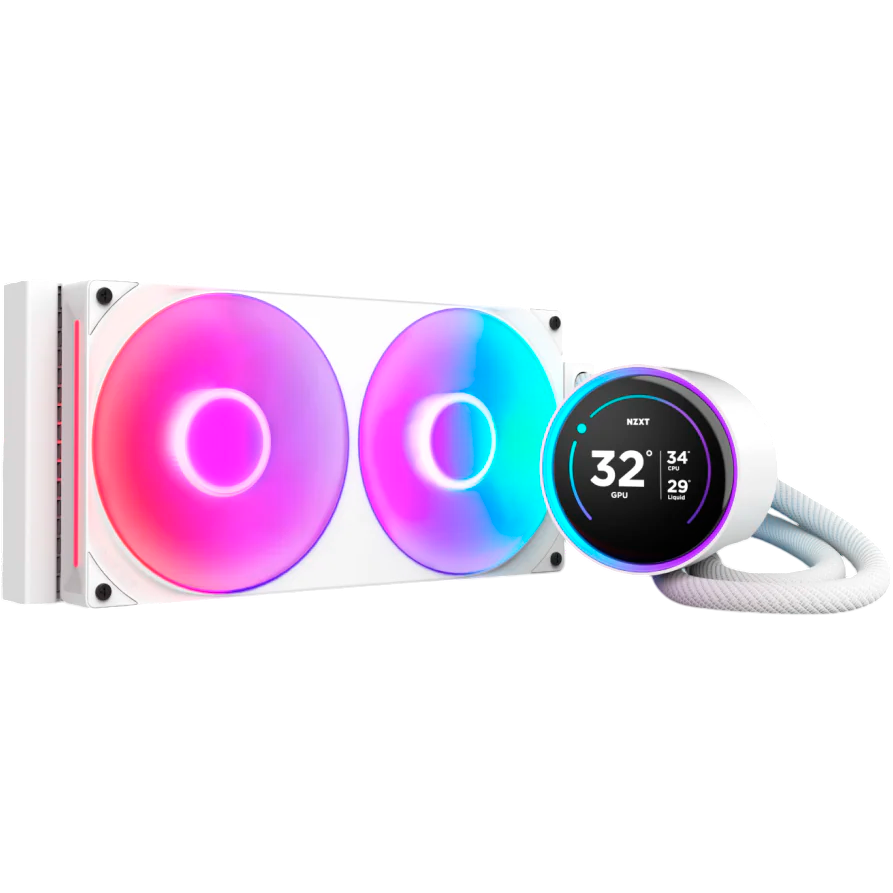Liquid cooling system NZXT Kraken Elite 280 White (RL-KR28E-W2)