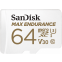 La carte mémoire 64Gb MicroSD SanDisk Max Endurance (SDSQQVR-064G-GN6IA)