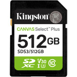 carte mémoire 512GB SD Kingston Canvas Select Plus (SDS3/512GB)