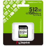 carte mémoire 512GB SD Kingston Canvas Select Plus (SDS3/512GB)