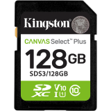 Speicherkarte 128GB SD Kingston Canvas Select Plus (SDS3/128GB)