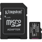 Speicherkarte 256GB MicroSD Kingston Canvas Select Plus + SD adapter (SDCS3/256GB)