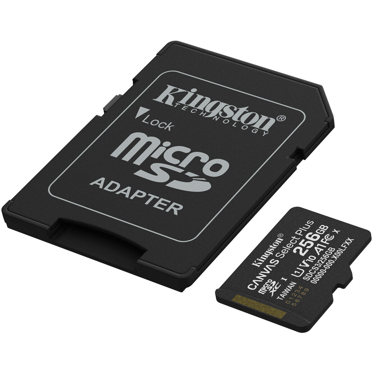Speicherkarte 256GB MicroSD Kingston Canvas Select Plus + SD adapter (SDCS3/256GB) - Foto 2