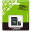 Speicherkarte 256GB MicroSD Kingston Canvas Select Plus + SD adapter (SDCS3/256GB) - Foto 3