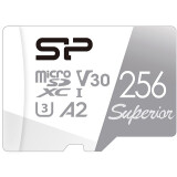 Atmiņas kartes 256Gb MicroSD Silicon Power Superio (SP256GBSTXDA2V20)