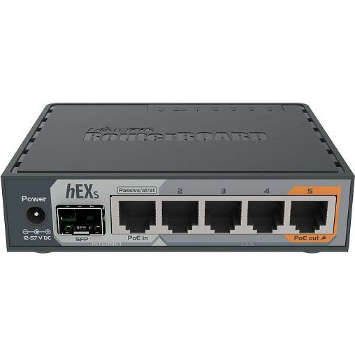 Router MIKROTIK RB760IGS hEX S Router 5x RJ45 (RB760IGS)