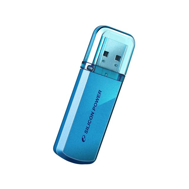 USB zibatmiņa 8Gb Silicon Power Helios 101 Blue (SP008GBUF2101V1B)