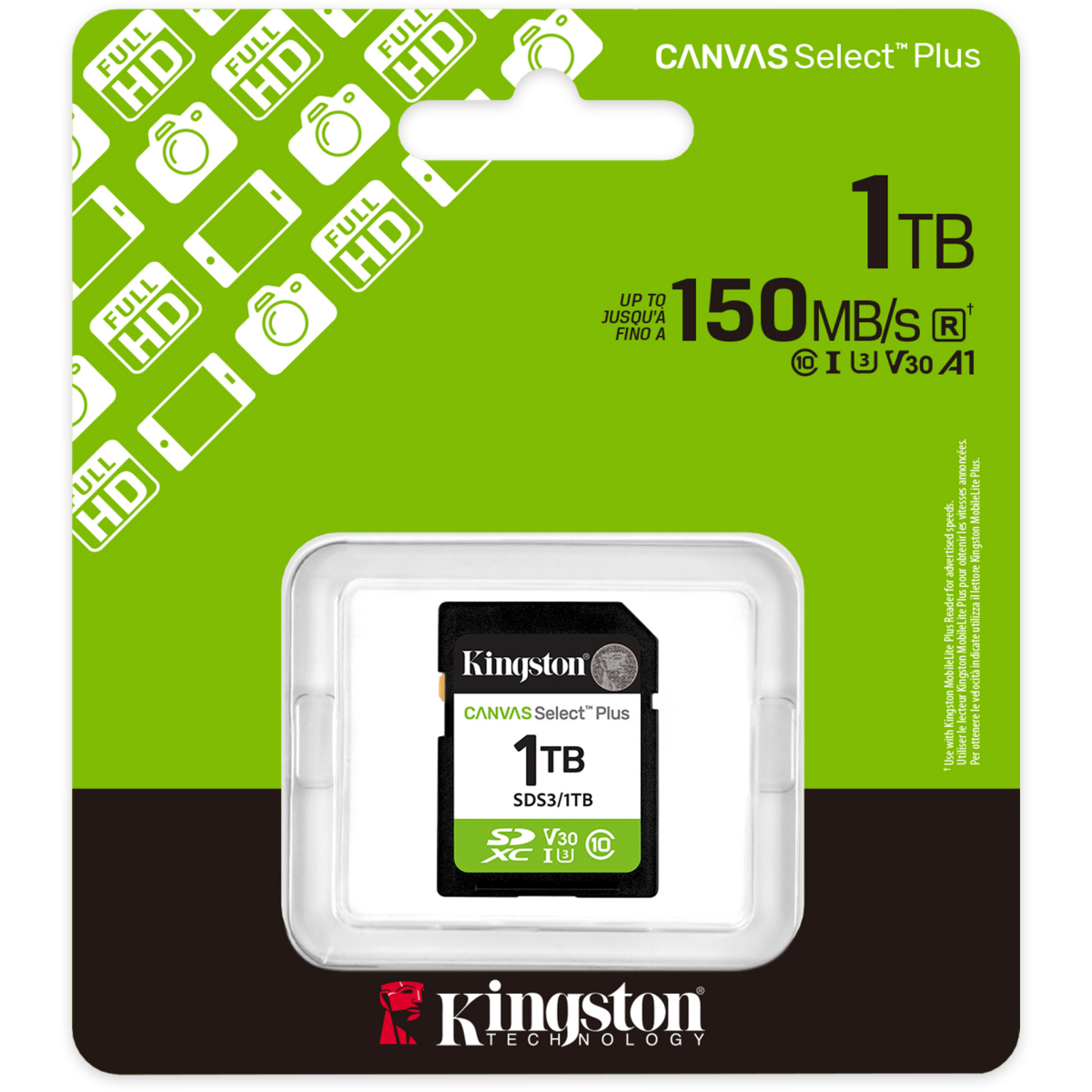 Speicherkarte 1TB SD Kingston Canvas Select Plus (SDS3/1TB) - Foto 3