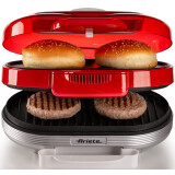 gourmetteuseàburgers Ariete Hamburger Maker Red (00C020500AR0)