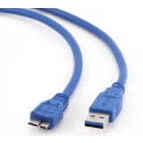 Kabelis GEMBIRD USB 3.0 A (M) - microUSB B (M), 0.5m (CCP-mUSB3-AMBM-0.5M)