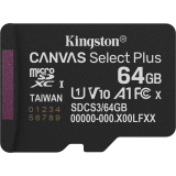 Speicherkarte 64GB MicroSD Kingston Canvas Select Plus (SDCS3/64GBSP)