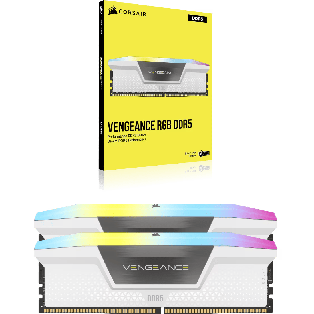 Arbeitsspeicher 64GB DDR5 6000MHz Corsair Vengeance RGB (CMH64GX5M2B6000C30W) (2x32GB KIT) - Foto 4