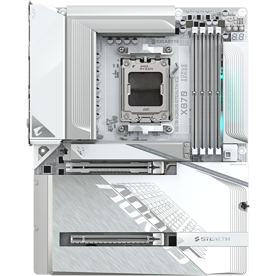 Motherboard Gigabyte X870 AORUS STEALTH ICE - X870 A STEALTH ICE