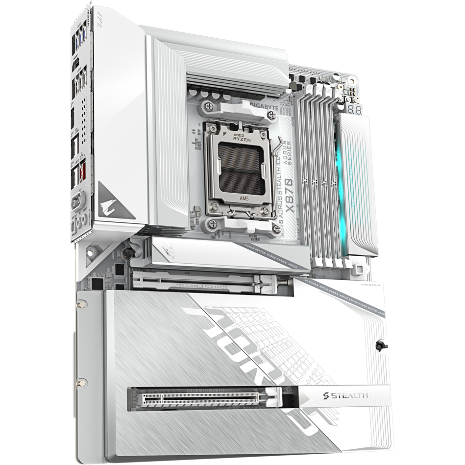 Motherboard Gigabyte X870 AORUS STEALTH ICE - X870 A STEALTH ICE - photo 3