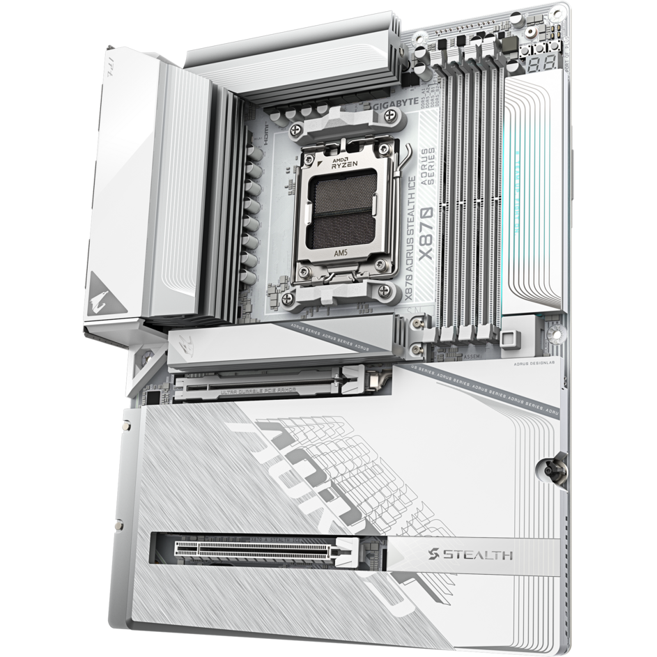 Motherboard Gigabyte X870 AORUS STEALTH ICE - X870 A STEALTH ICE - photo 4