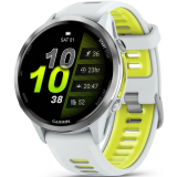 Smartuhren Garmin Forerunner 970 Titanium with Whitestone Case and Whitestone/Translucent Amp Yellow Band (010-02969-11)