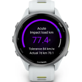 Smartuhren Garmin Forerunner 970 Titanium with Whitestone Case and Whitestone/Translucent Amp Yellow Band (010-02969-11)
