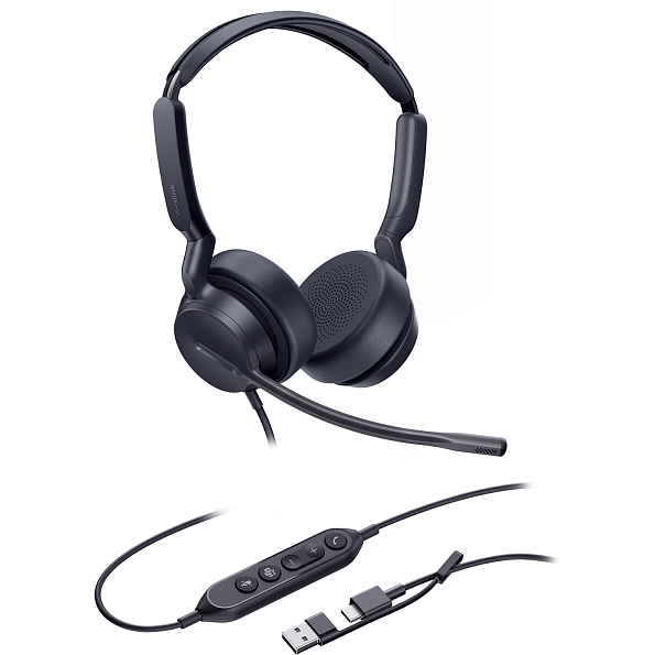 Headset Yealink UH42 Dual UC USB-C/A - 1308215