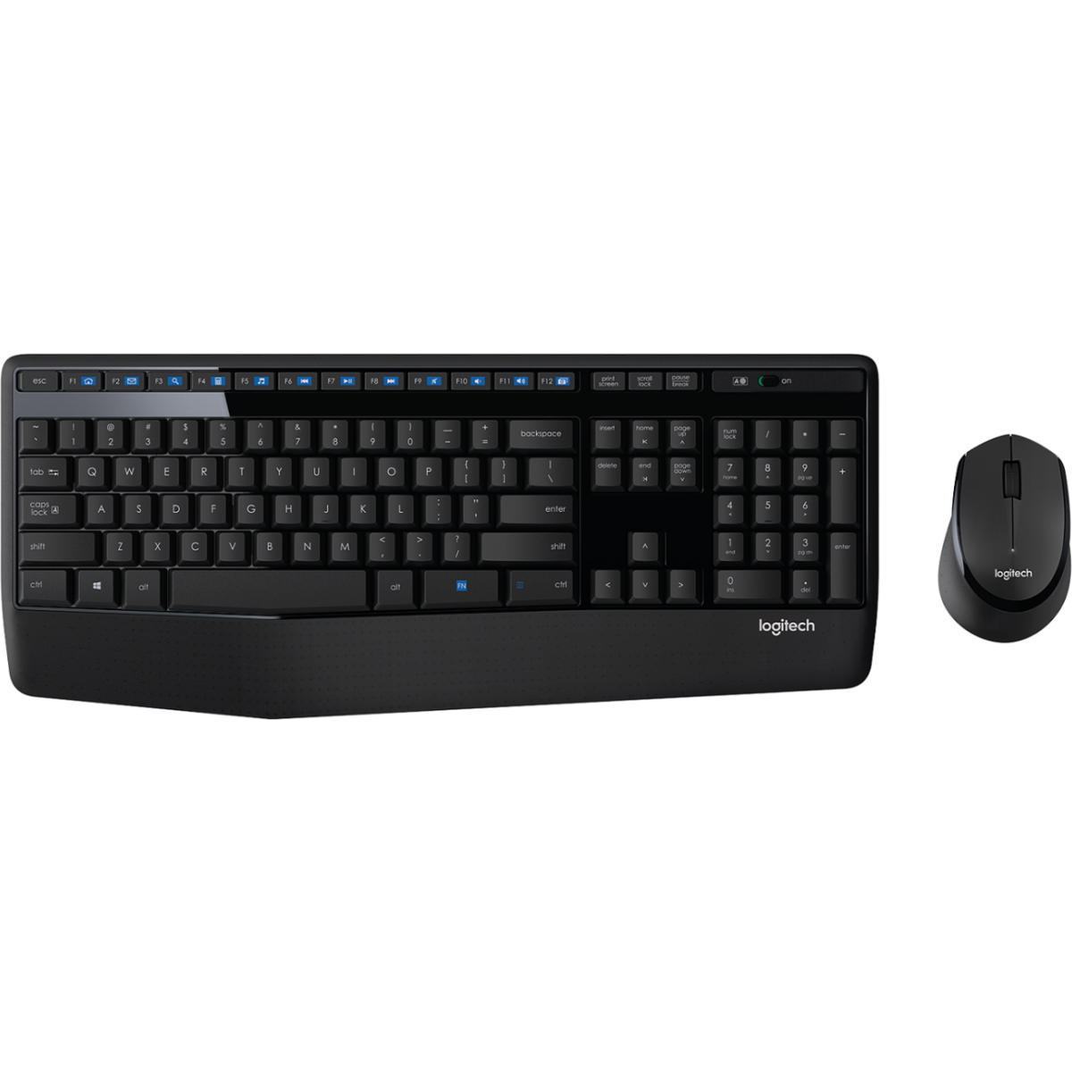 Clavier + souris Logitech Wireless Combo MK345 Black (920-006483)