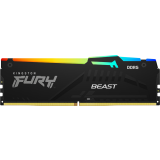 mémoire vive 32GB DDR5 6000MHz Kingston Fury Beast RGB (KF560C36BBE2A-32)