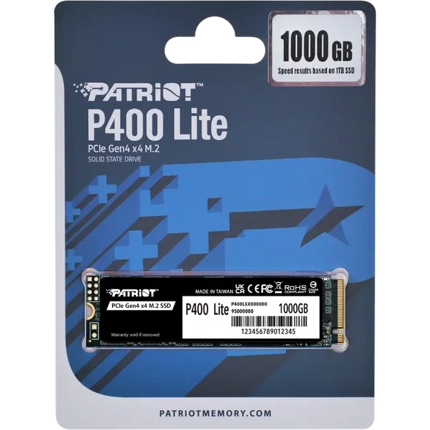 SSD storage 1TB Patriot P400 Lite (P400LP1KGM28H) - photo 4
