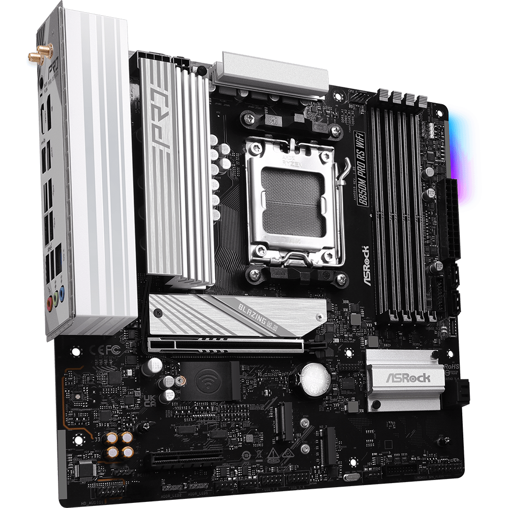 Mainboard ASRock B850M Pro RS WiFi - Foto 2