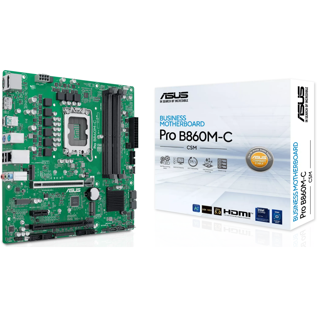 Mainboard ASUS PRO B860M-C-CSM - Foto 5