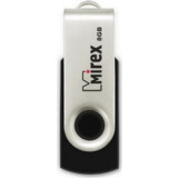 USB zibatmiņa 8Gb Mirex Swivel Black (13600-FMURUS08)