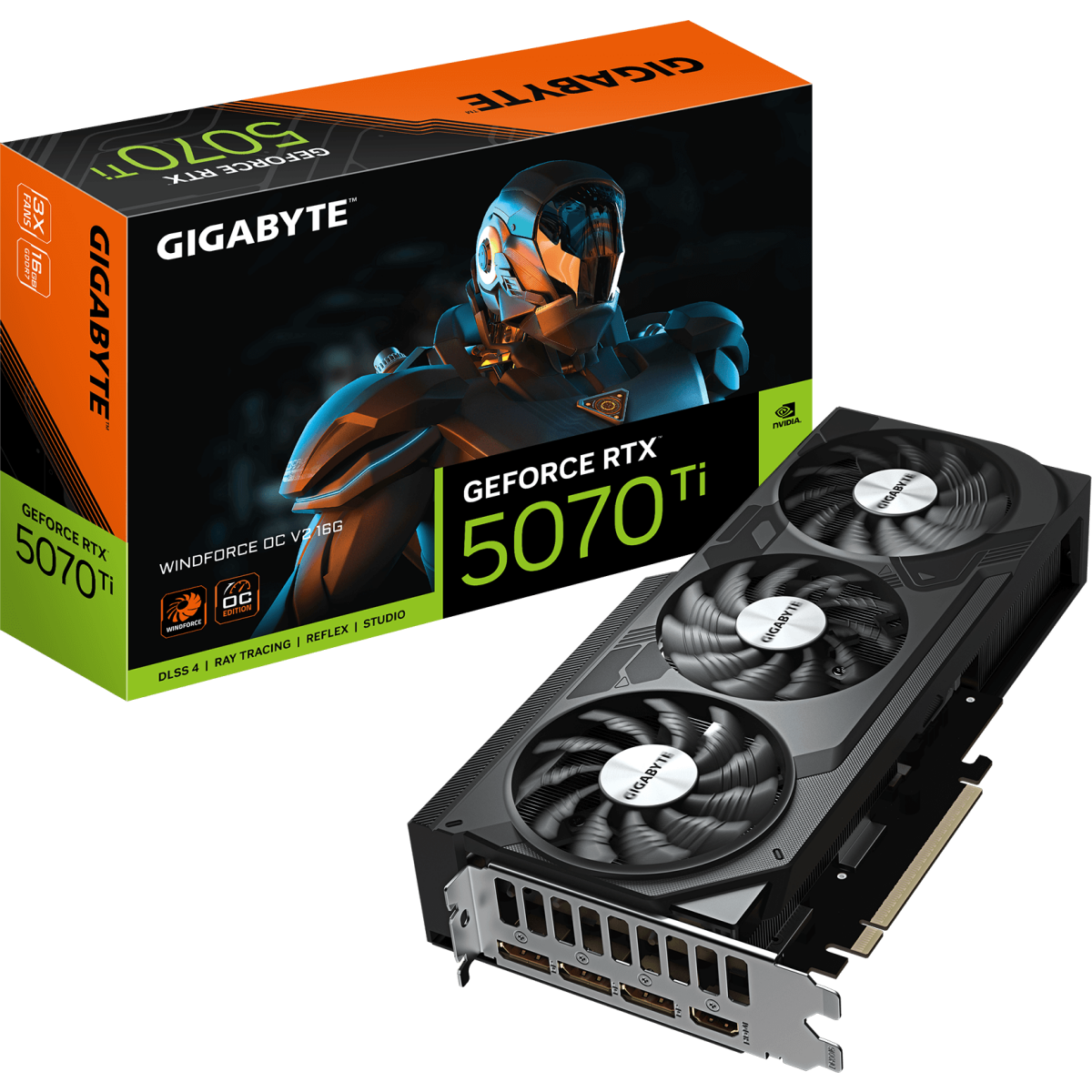 carte graphique NVIDIA GeForce RTX 5070 Ti Gigabyte WINDFORCE OC V2 16GB (GV-N507TWF3OCV2-16GD) - photo 10