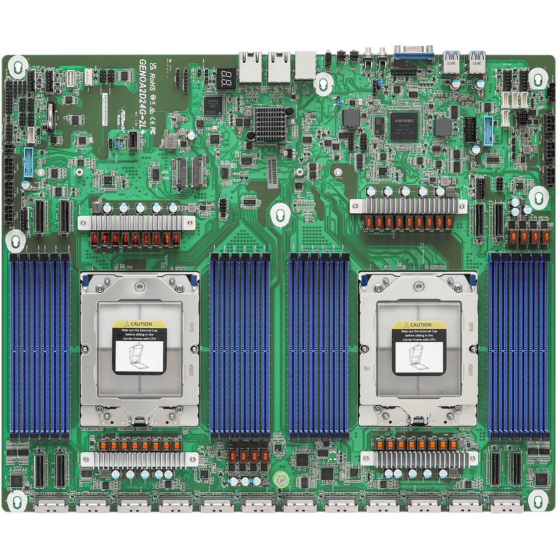 Server-Motherboard ASRock GENOA2D24G-2L+