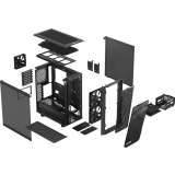 Datoru korpuss Fractal Design Meshify 2 Compact TG Light Tint Gray (FD-C-MES2C-04)