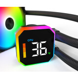 Liquid cooling system MONTECH HyperFlow Digital 360 Black (HYPERFLOW DIGITAL 360 (B))