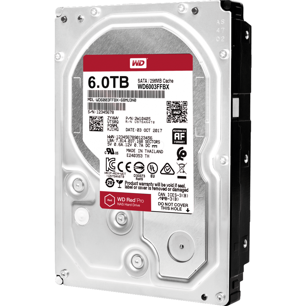 Cietais disks WD Red Pro 6Tb (WD6003FFBX)